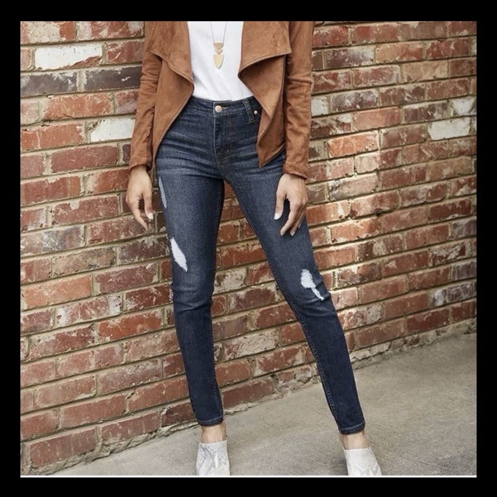Matilda Jane Good Hart Jeans Distressed Somerset Skinny Women's Size 2 NWT